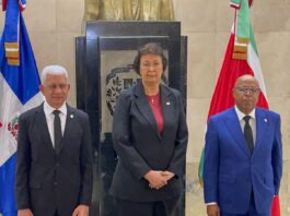 Presidenta de Surinam llega al Congreso Nacional para fortalecer lazos bilaterales