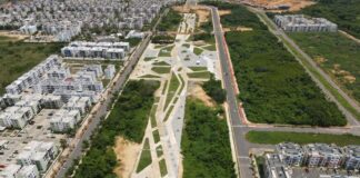 Residentes de Ciudad Juan Bosch denuncian parques sin iluminación desde hace más de un mes