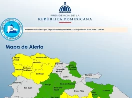 Coe mantiene en alerta a 22 demarcaciones por incidencia de vaguada