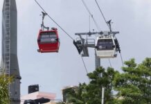 Suspenden tramo de la Línea 1 del Teleférico de Santo Domingo por mantenimiento