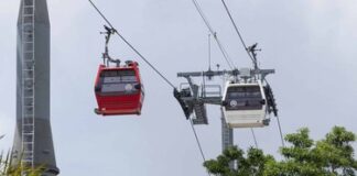 Suspenden tramo de la Línea 1 del Teleférico de Santo Domingo por mantenimiento