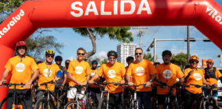 Más de 600 participantes en la IV edición de la Bicicletada Naranja por la movilidad sostenible en SDE