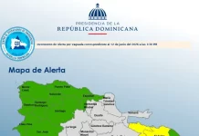 COE incrementa alertas por lluvias; dos provincias están en amarilla y 14 en verde