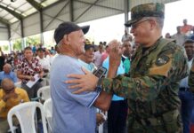 MIDE acerca servicios y asistencia a militares retirados en Pedro Brand