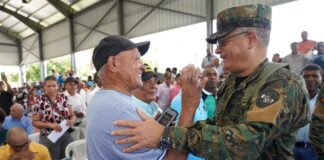 MIDE acerca servicios y asistencia a militares retirados en Pedro Brand