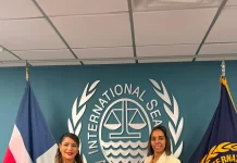 Embajadora Nancy Franjul presenta cartas credenciales como Representante Permanente de la RD ante la ISA