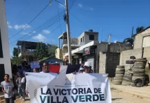 Marcha de oración en Villa Verde reclama conclusión de trabajos de servicios básicos