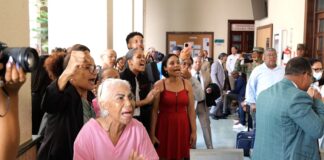 Familiares de imputados del caso SeNaSa 2.0 claman “¡Libertad!” previo a audiencia