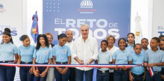 Presidente Abinader entrega el Centro Educativo Minerva Guzmán en Pedro Brand con 23 aulas y capacidad para 960 niños