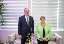 Presidente Abinader aborda con secretario general de la OEA plan de acción para Haití y situación de la democracia en la región; conversa con Michelle Bachelet sobre crecimiento y políticas sociales