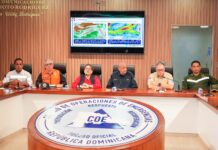 INDOMET y el COE alertan sobre lluvias intensas: 22 provincias en alerta verde y acumulados de hasta 200 milímetros