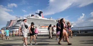 RD supera los 16,000 cruceristas en un día con la llegada de cuatro barcos