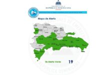 El COE reduce el nivel de alerta y coloca en verde a 18 provincias y el Distrito Nacional